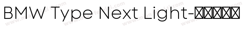 BMW Type Next Light字体转换